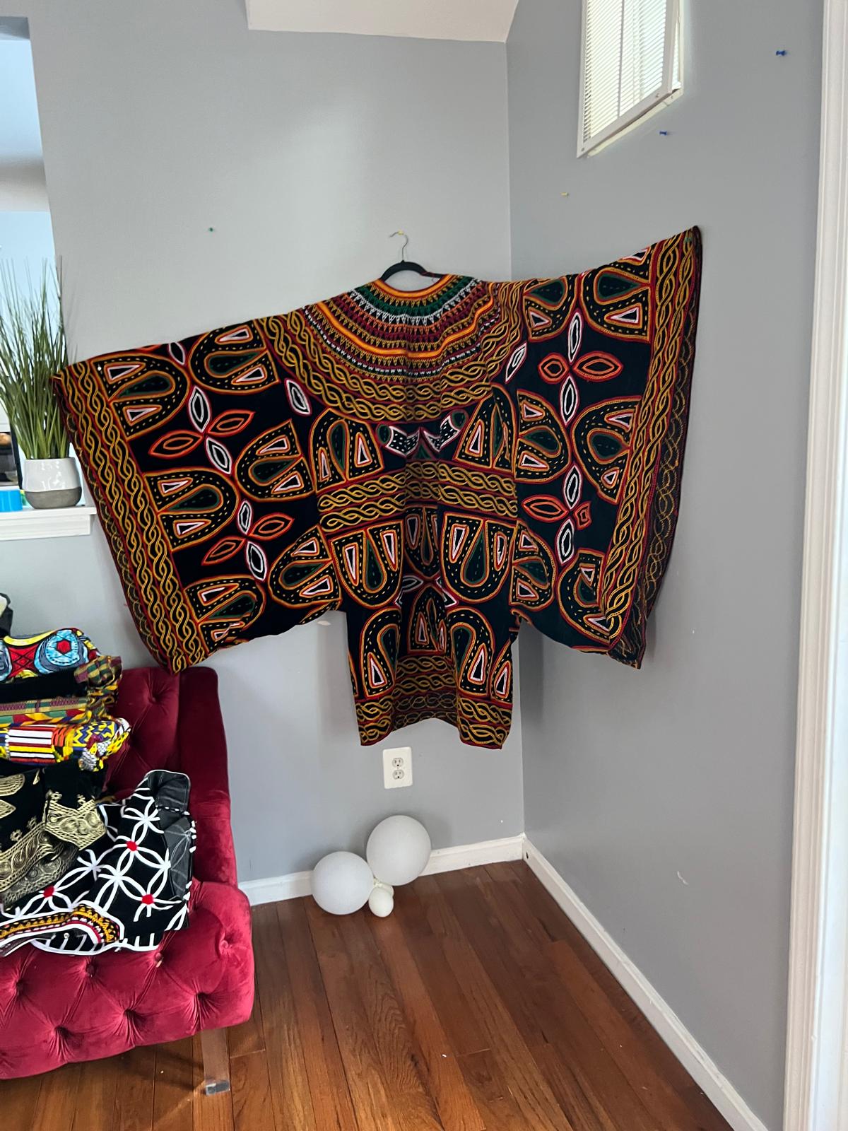 Multicolor Toghu Kingly Tunic